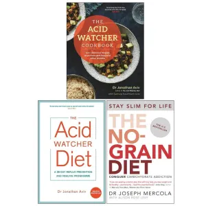 The Acid Watcher Cookbook, The Acid Watcher Diet, The No-Grain Diet 3 Books Collection Set