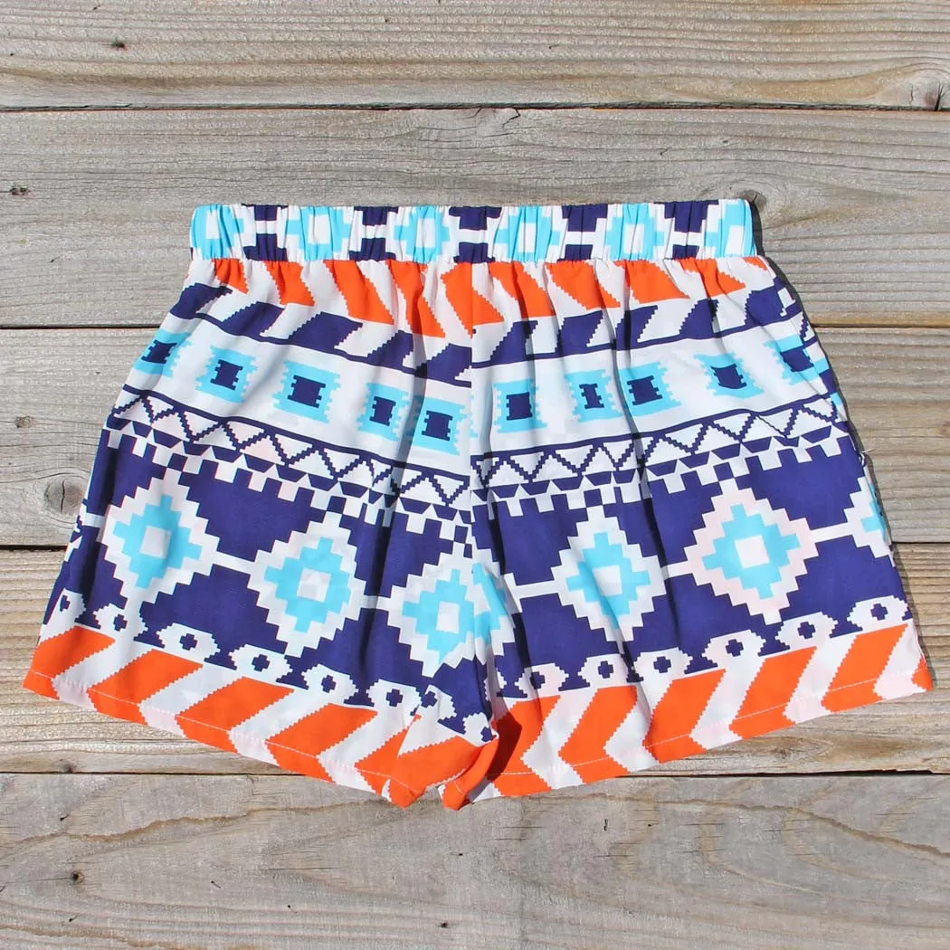 The Billy Native Shorts in Blue
