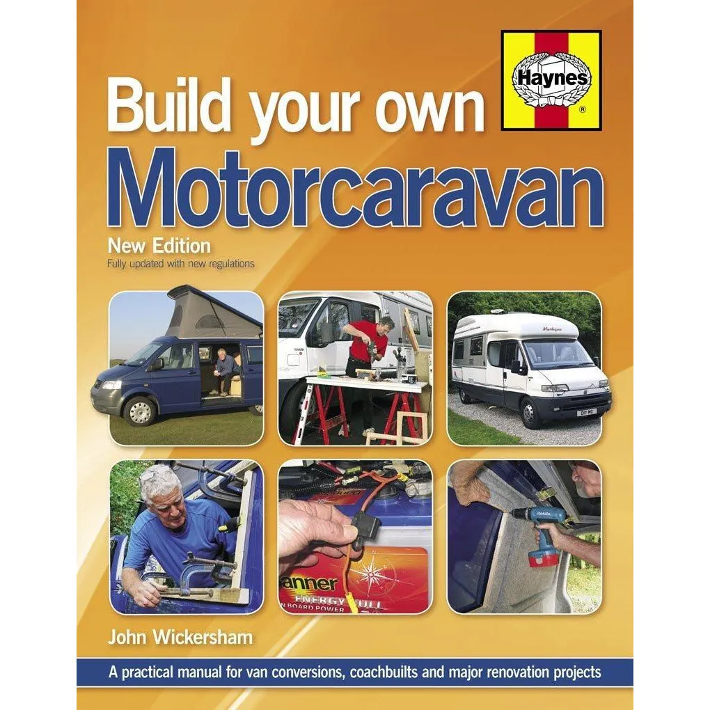 The Camper Van Cookbook, Hardcover-Build Your Own Motorcaravan 2 Books Collection Set