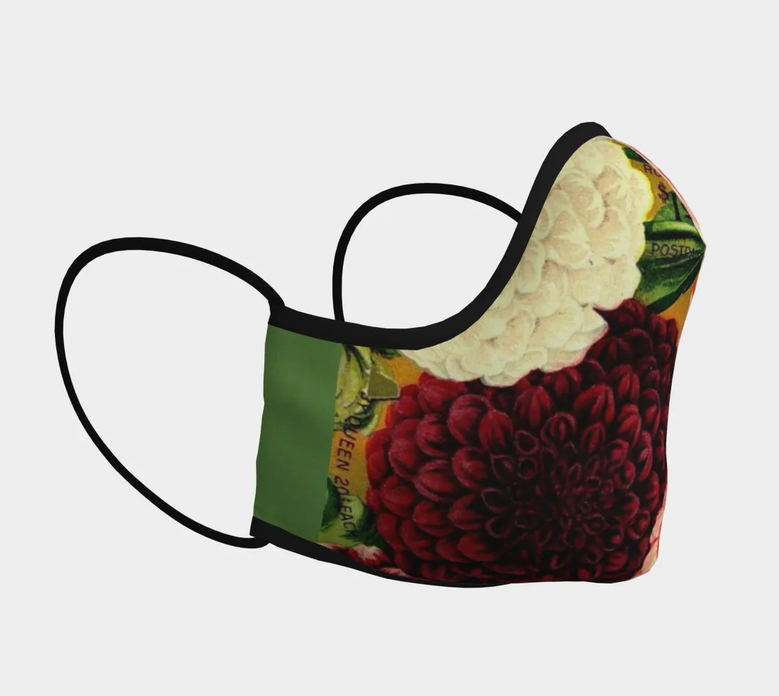The Dahlia Bush Face Mask