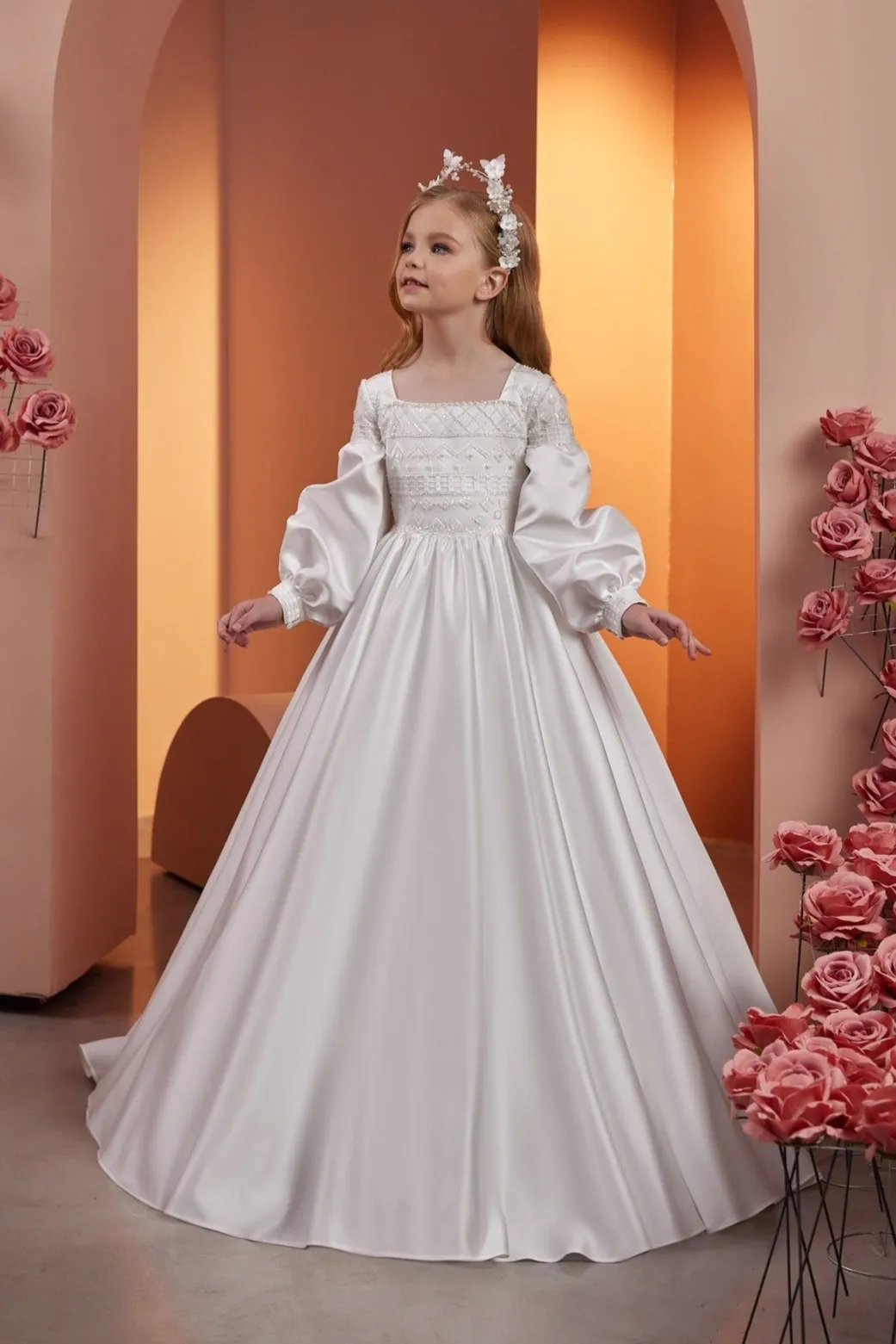 Timeless Princess Communion Dress