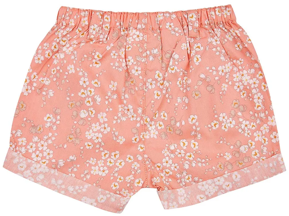TOSHI BABY SHORTS STEPHANIE TEA ROSE