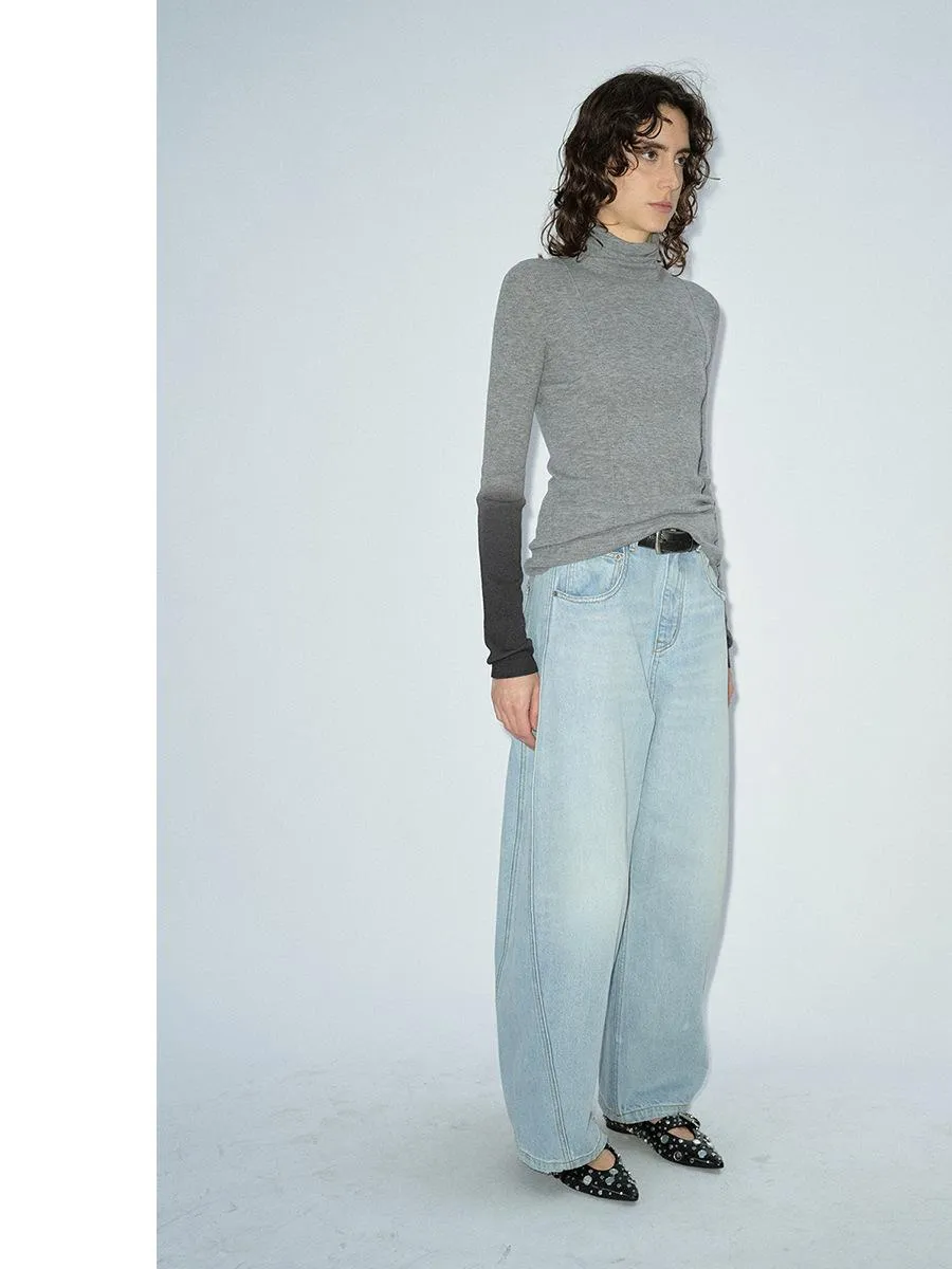 Turtleneck Gradient Sweater