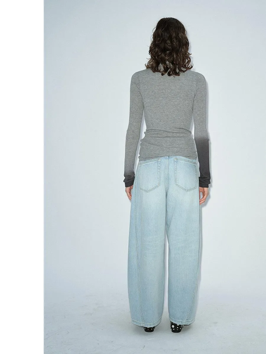 Turtleneck Gradient Sweater