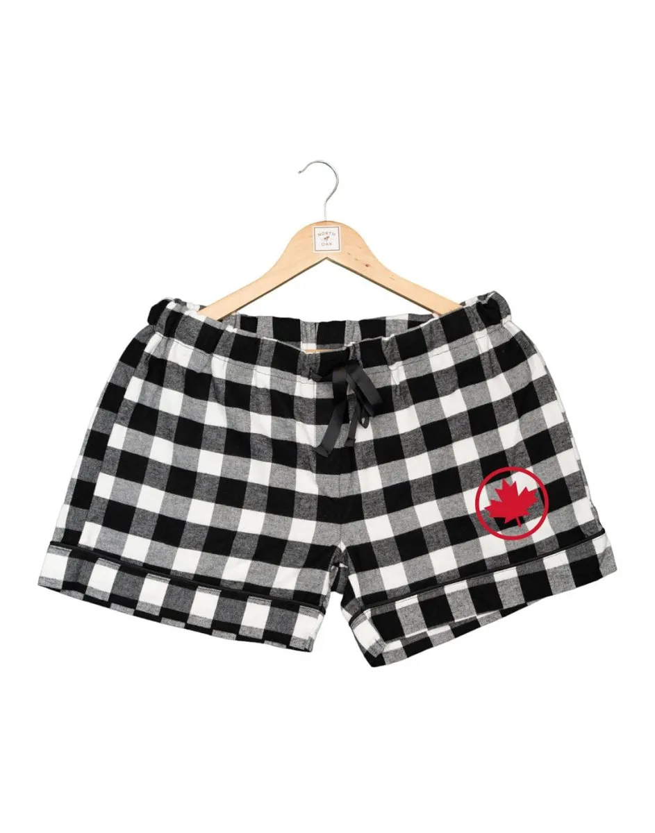 Unisex Plaid Sleep Shorts - ONLINE ONLY