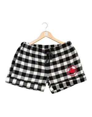 Unisex Plaid Sleep Shorts - ONLINE ONLY