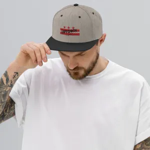 Uptown Reunion Red and Black Logo Snapback Hat