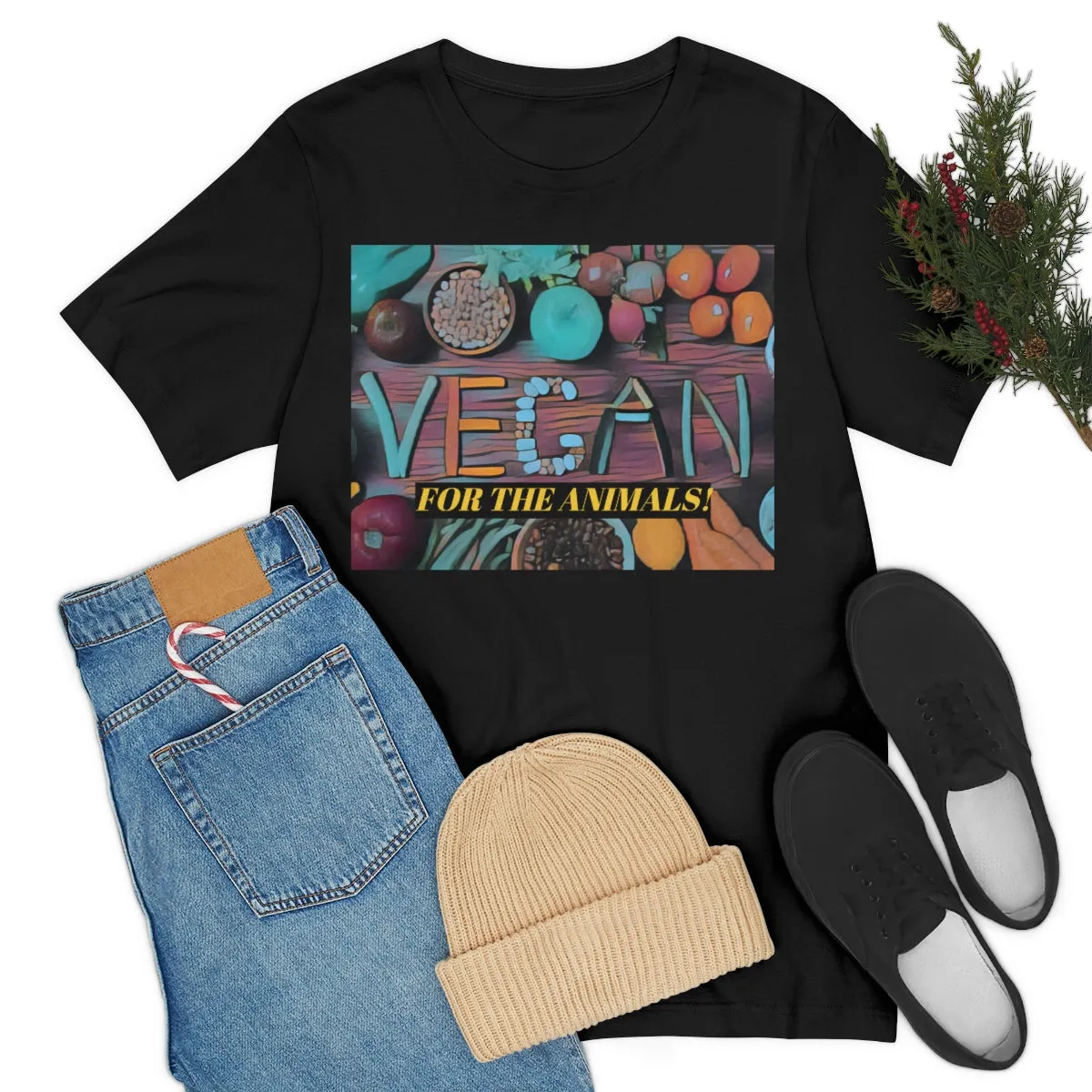 Vegan for the Animals! Short Sleeve Tee