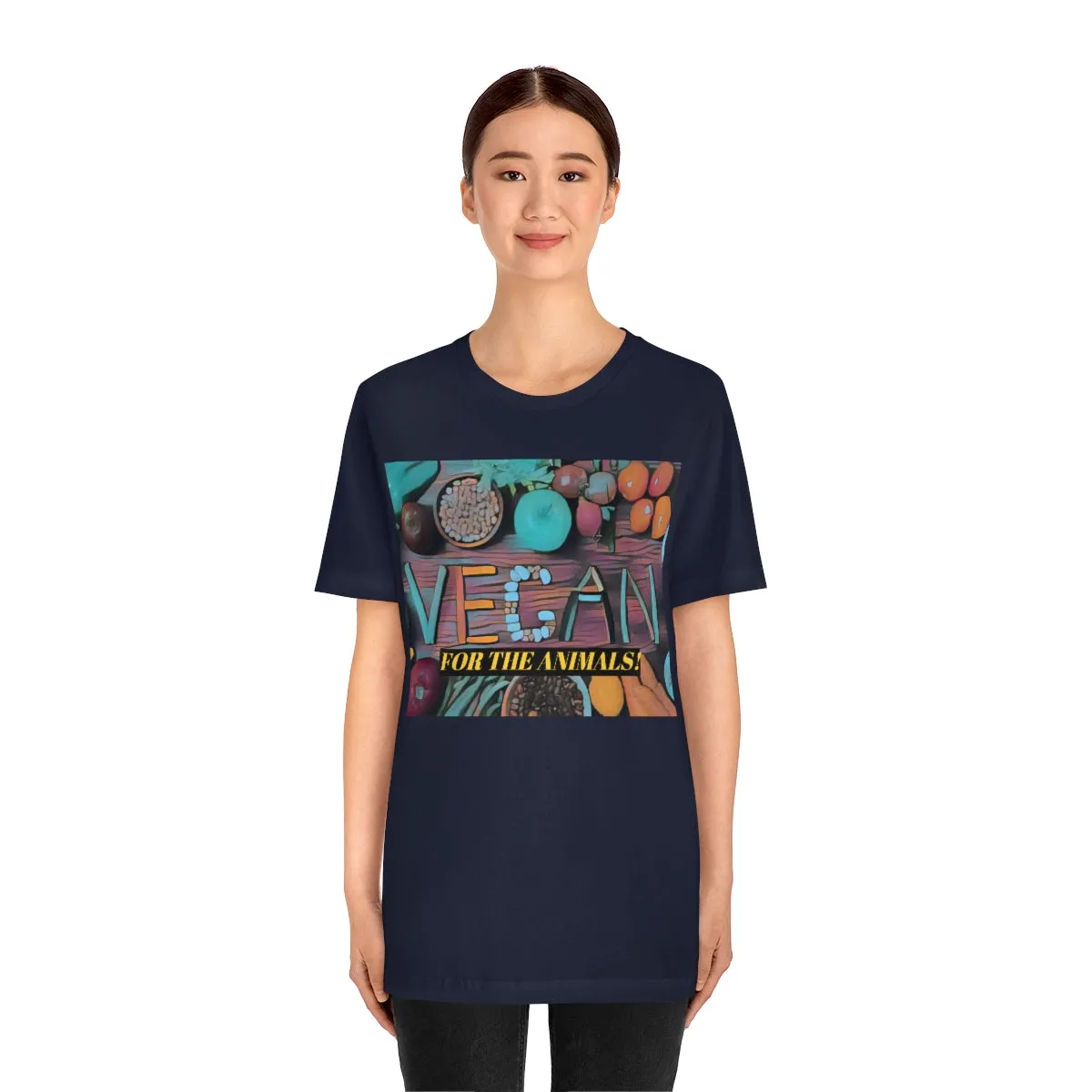 Vegan for the Animals! Short Sleeve Tee