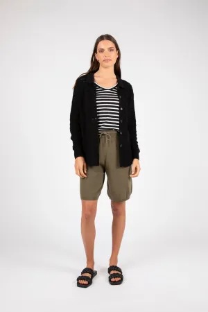 Villa Bermuda Knit Short - Olive