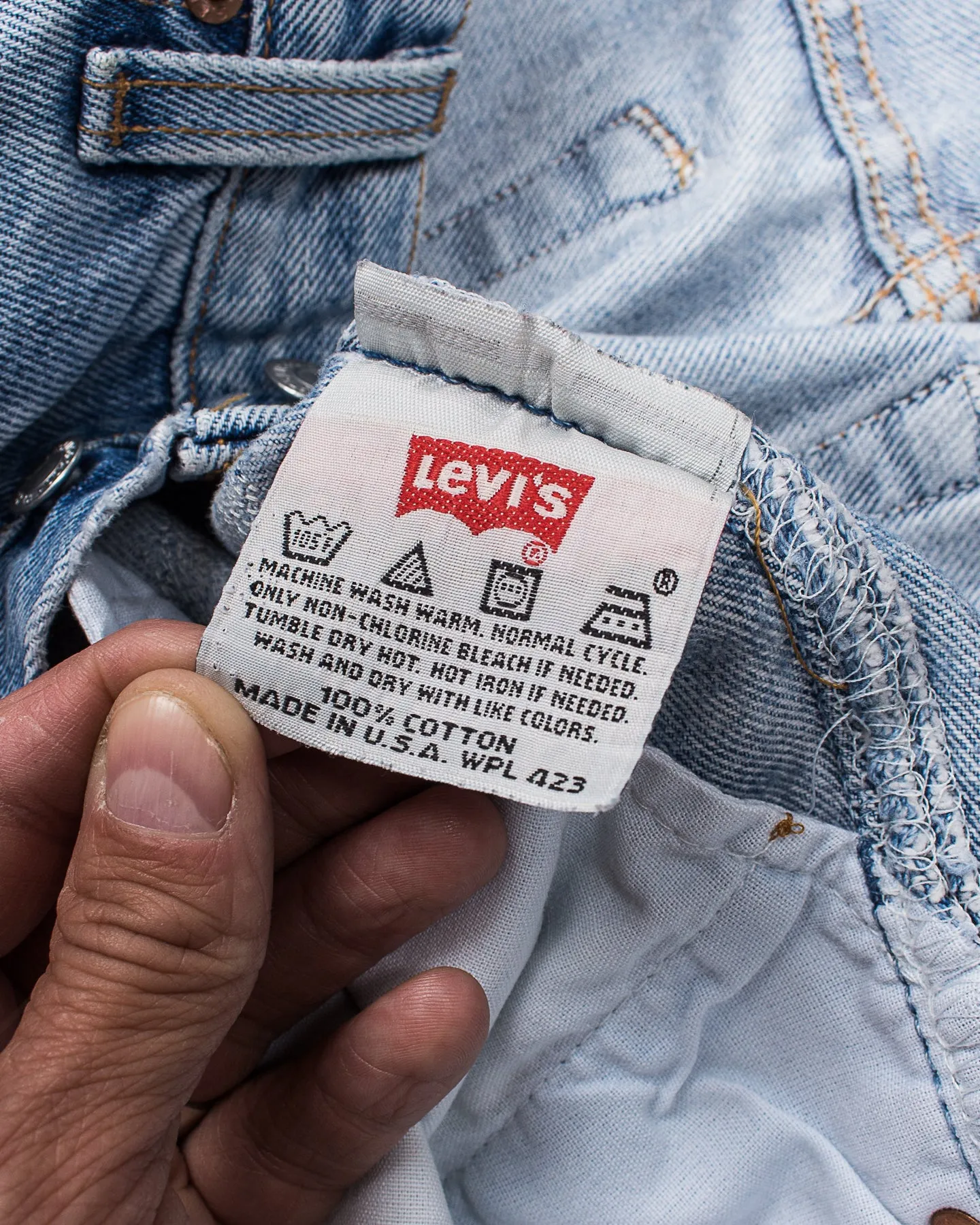 Vintage 1990's Made in USA Levi's 501 Jeans W32 nr. 4