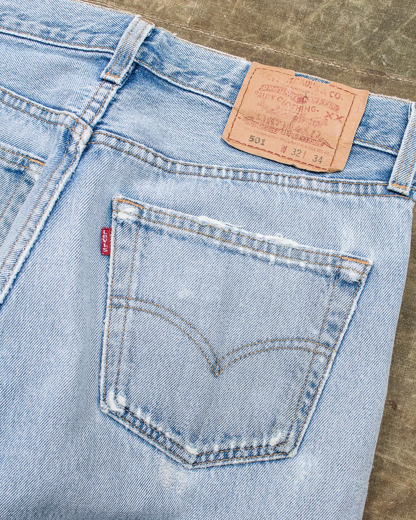 Vintage 1990's Made in USA Levi's 501 Jeans W32 nr. 4
