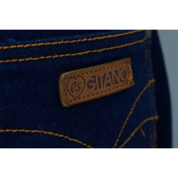 Vintage 90s Gitano Dark Wash stretch jeans size 12 regular | 28 waist
