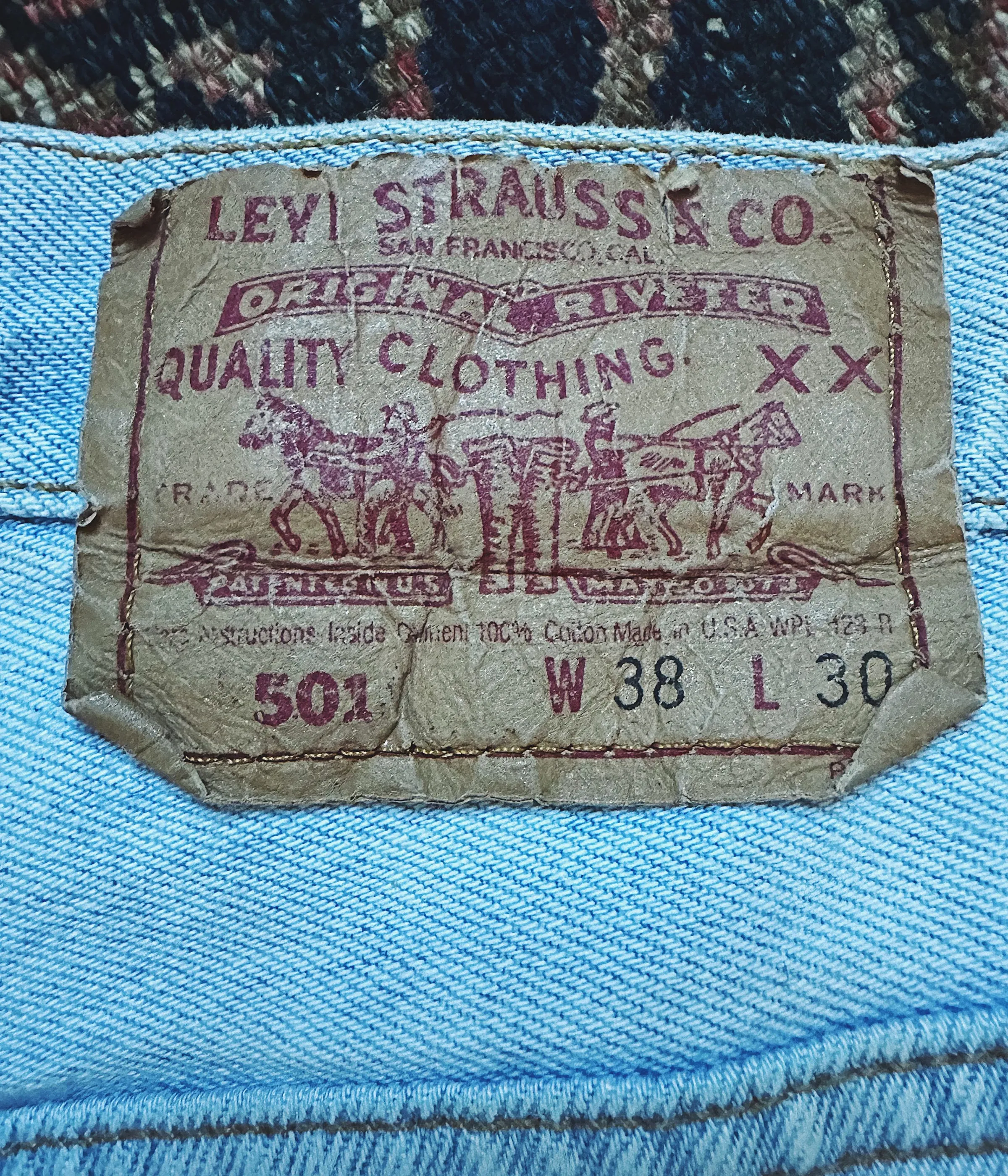 Vintage Levi's 501 Jeans – 35x29
