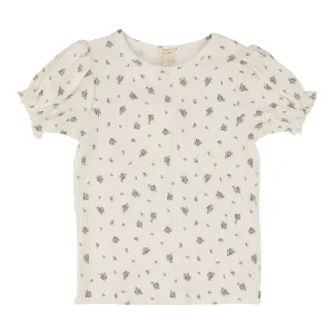 Vintage light floral short sleeve tee by Lil leggs