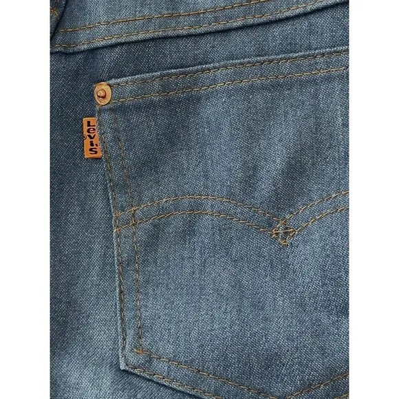 Vintage Orange Tab Levis Denim Blue Jeans READ DESCRIPTION MEASUREMENTS