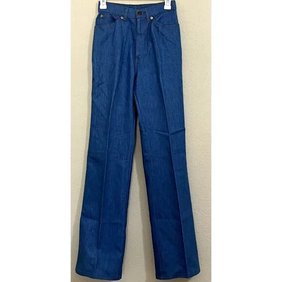 Vintage Orange Tab Levis Denim Blue Jeans READ DESCRIPTION MEASUREMENTS