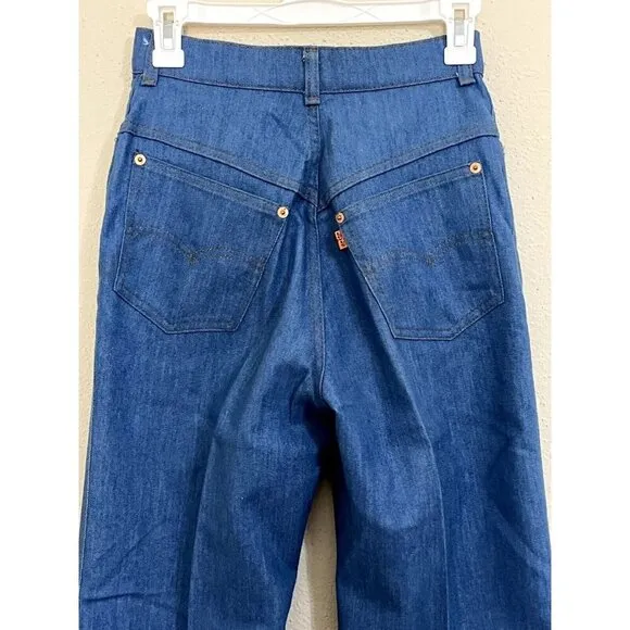 Vintage Orange Tab Levis Denim Blue Jeans READ DESCRIPTION MEASUREMENTS