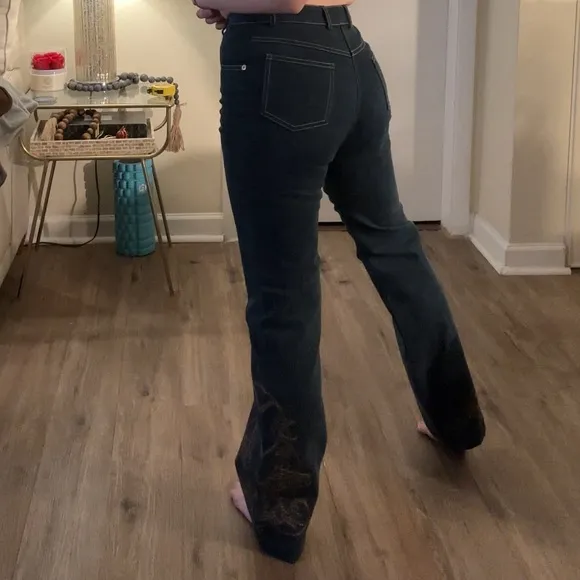Vintage St. John High Rise Flare Jeans size 2