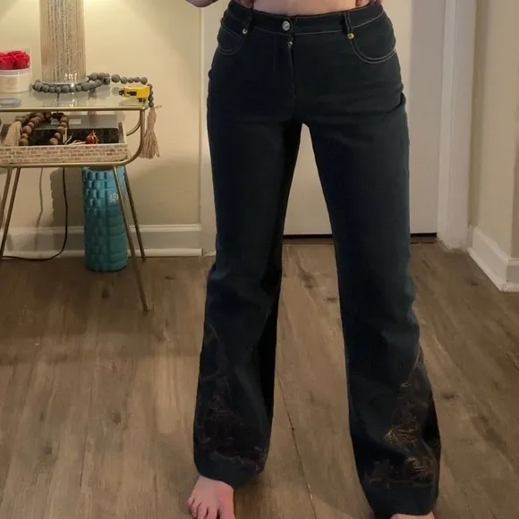 Vintage St. John High Rise Flare Jeans size 2