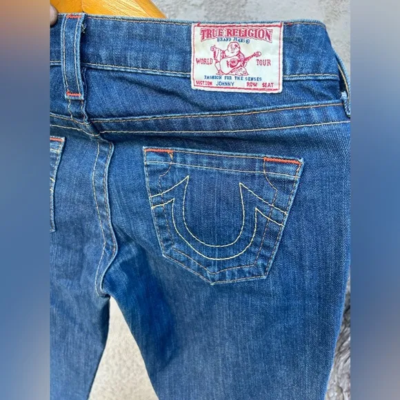 VTG True Religion Johnny 🇺🇸 Made Jeans 👖 Sz 26”x36”