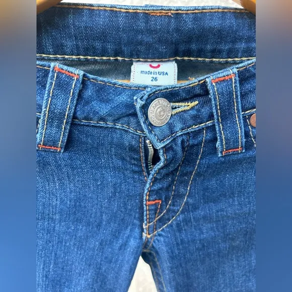 VTG True Religion Johnny 🇺🇸 Made Jeans 👖 Sz 26”x36”