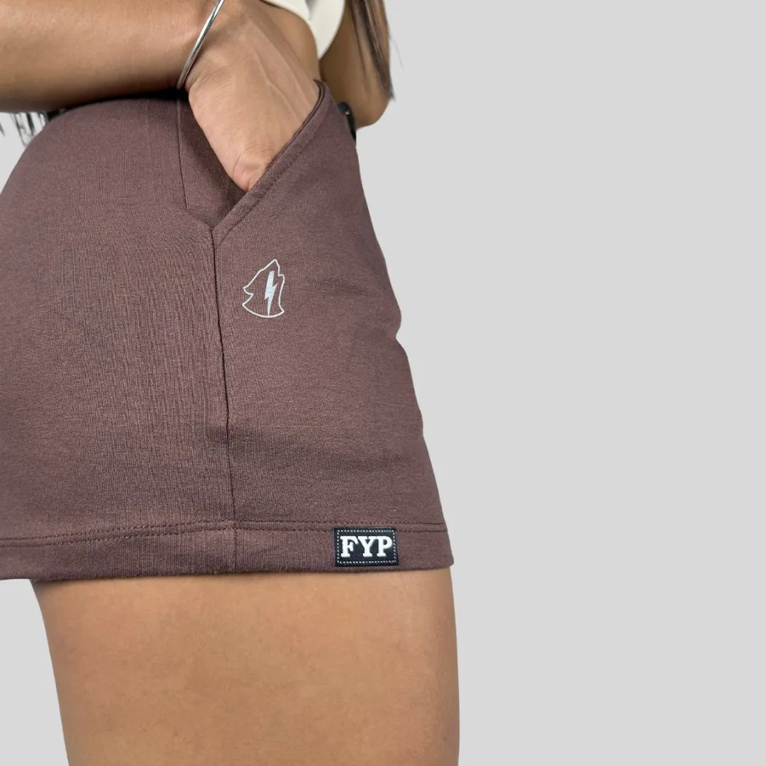 WARGO SIGNATURE WOMENS SHORTS - CAFE