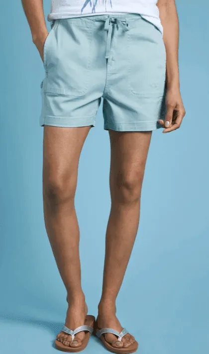 Weird Fish Willoughby Organic Cotton Summer Shorts Faded Jade