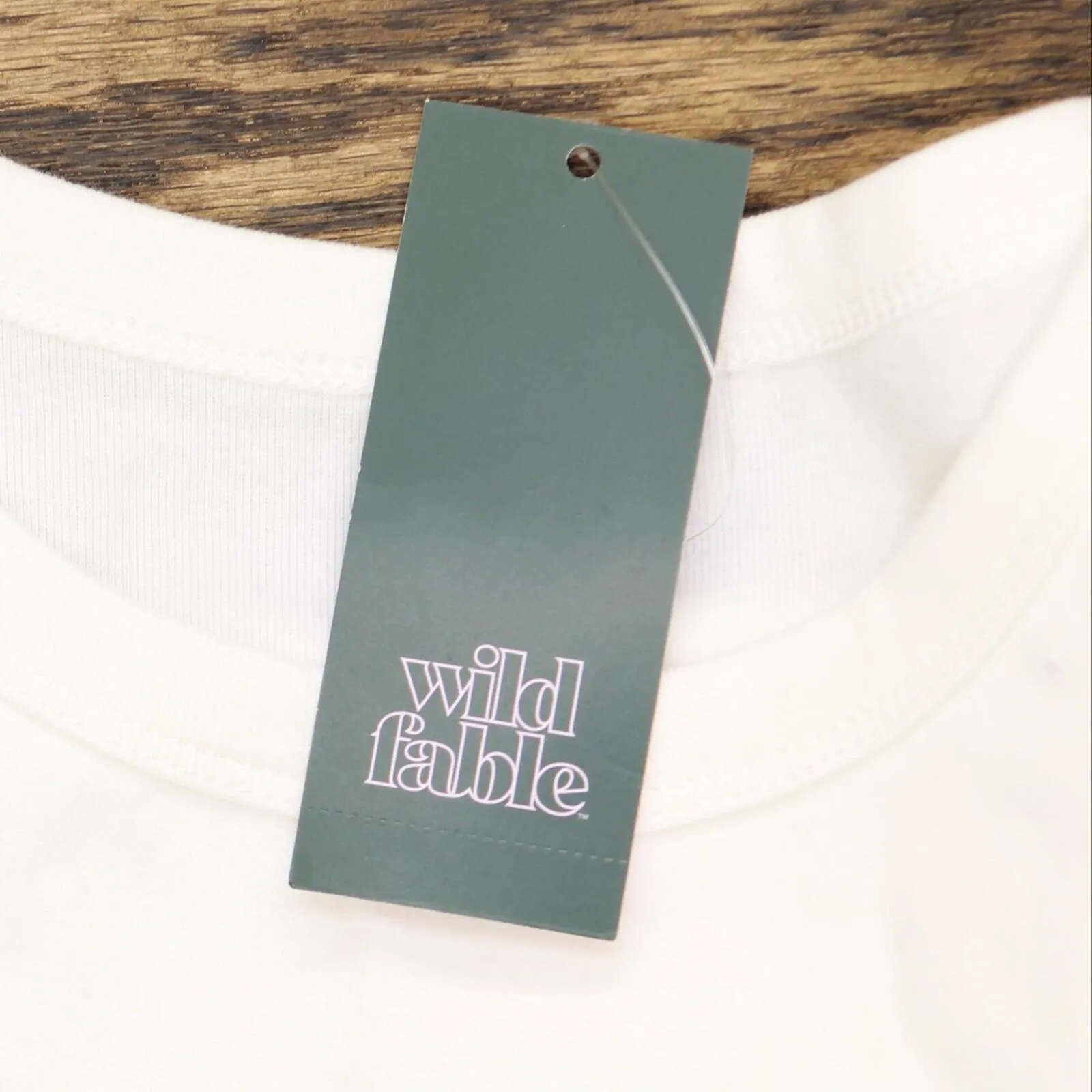 Wild Fable Womens Short Sleeve Fitted T-Shirt 84660255 White M