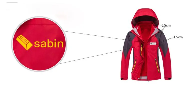 Wind-Resistant And Breathable Fleece Jacket With Grey Panels On Sleeve