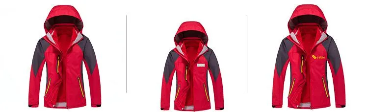 Wind-Resistant And Breathable Fleece Jacket With Grey Panels On Sleeve