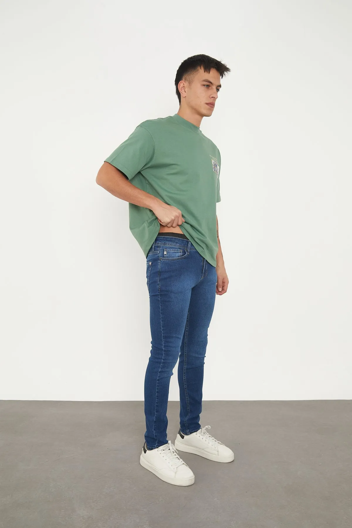 Wolfe Denim Slim Fit Jeans – Deep Blue
