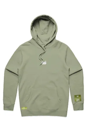 WOLFPACK UNLTD "STENCIL" PREMIUM HEAVYWEIGHT HOODIE | PISTACHIO