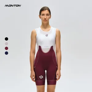 WOMENS BIB SHORTS CHASESUMMER BURGUNDY RED