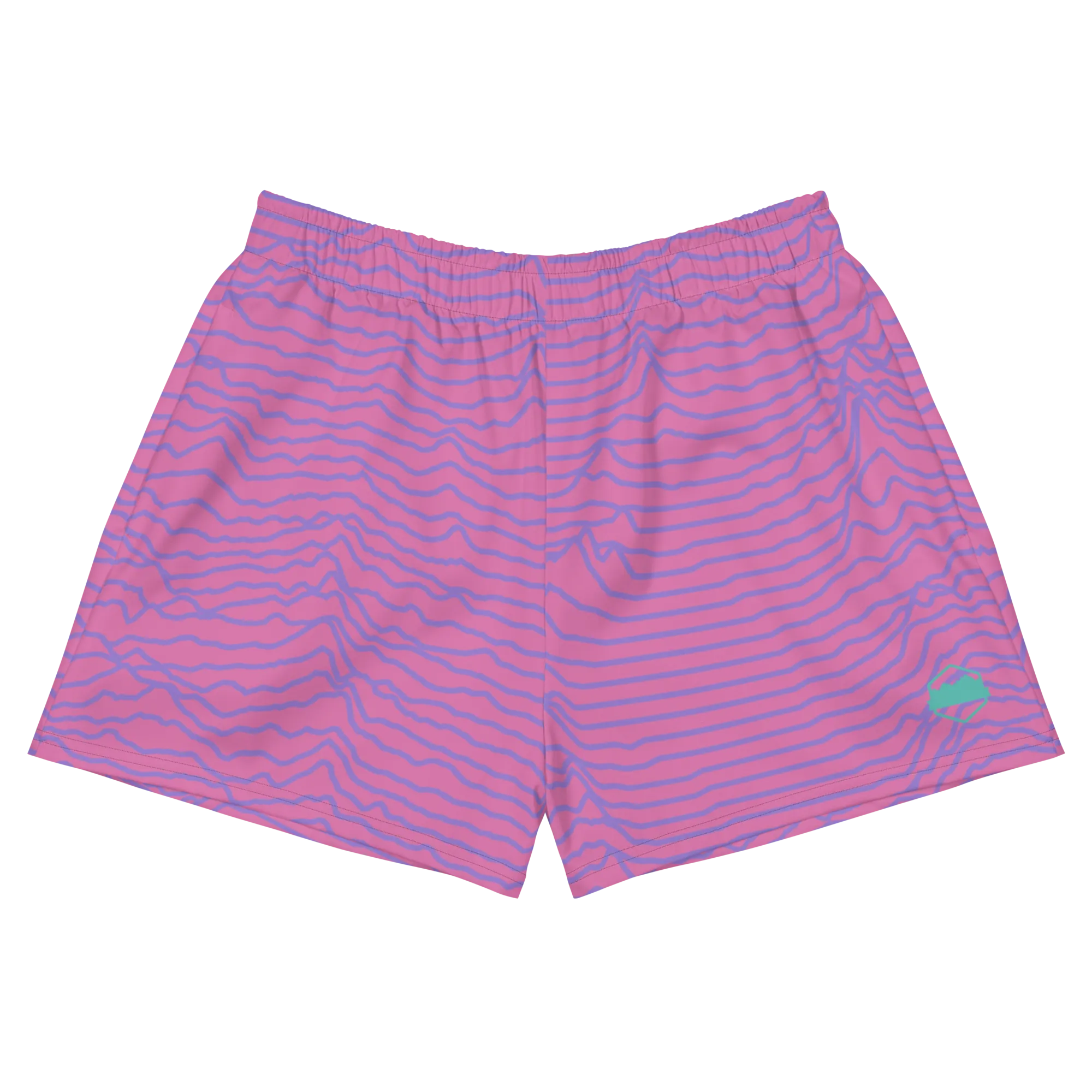 Women's Summit Shorts - Sunset Pink & Purple