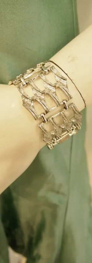 Wonderful Weave Statement Vintage Bracelet