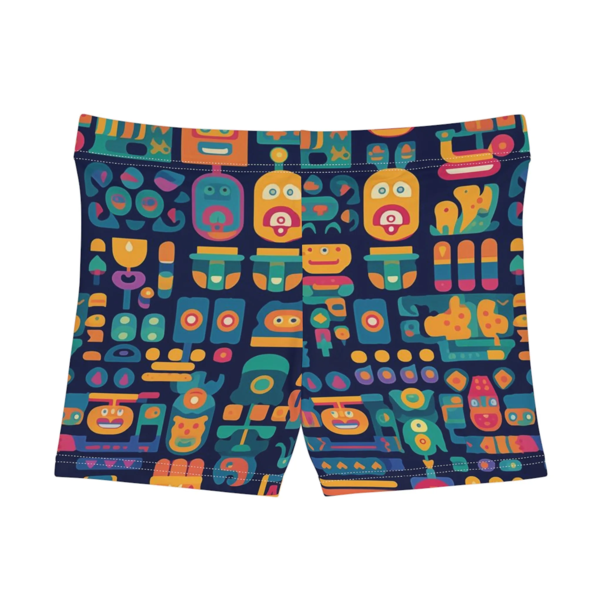 Workout Shorts - Anika Trikonasana Space Invader