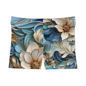Workout Shorts - Mirabel Garudasana Paisley