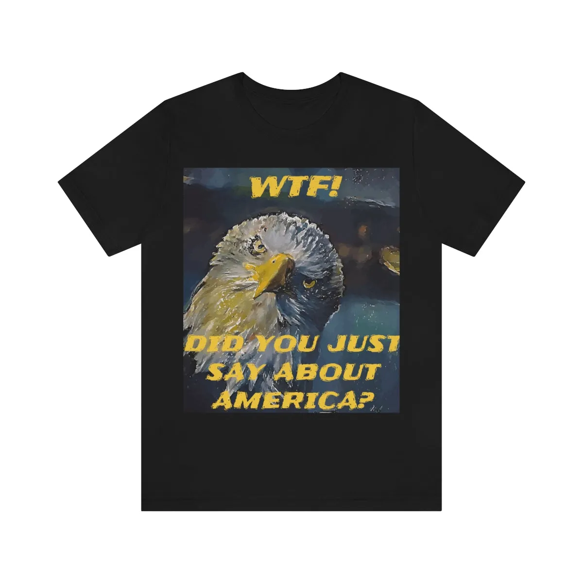 WTF DID YOU JUST SAY ABOUT AMERICA? 6 Short Sleeve Tee