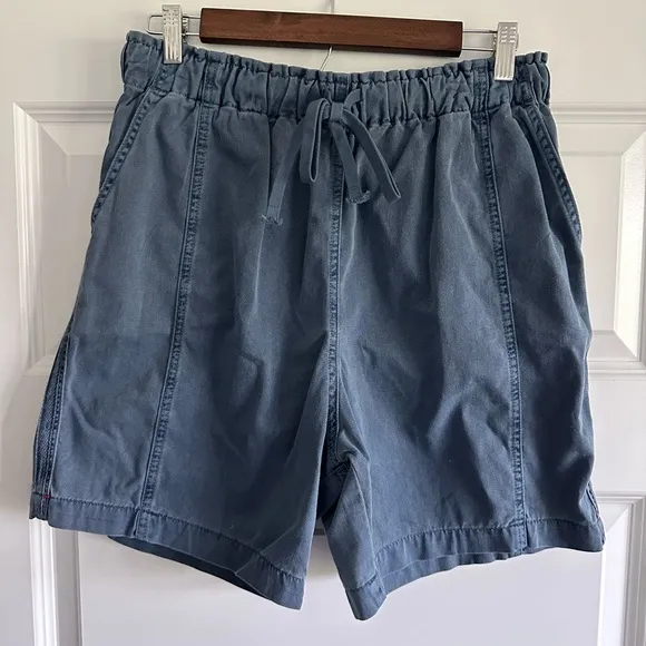 Xirena Wyatt Twill Shorts in Washed Bleu