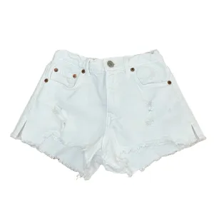 Zara White Jean Shorts