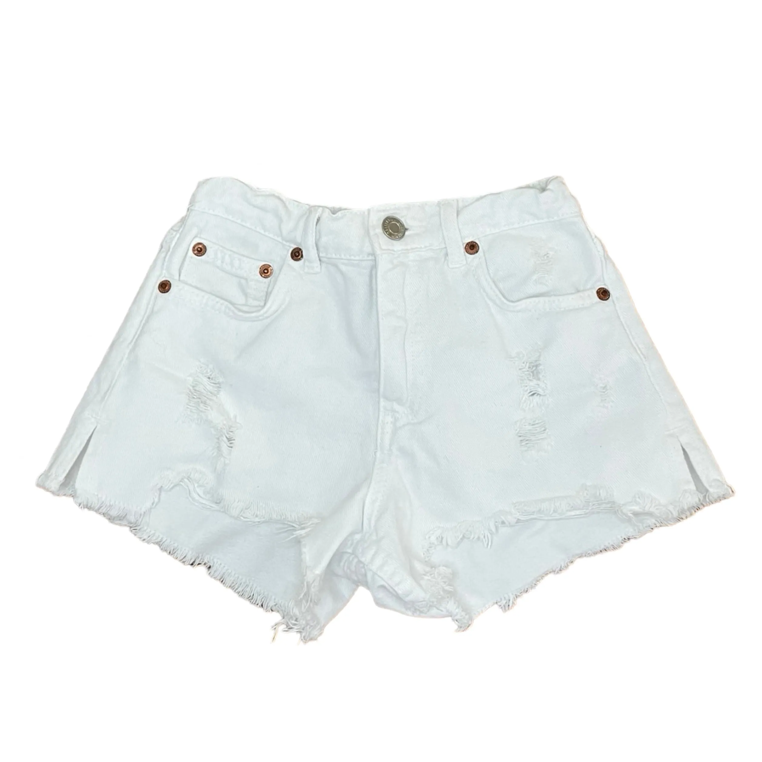Zara White Jean Shorts