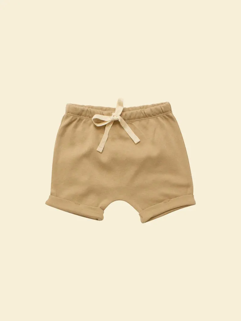 Ziwi Baby - Organic Drawstring Shorts - Sand